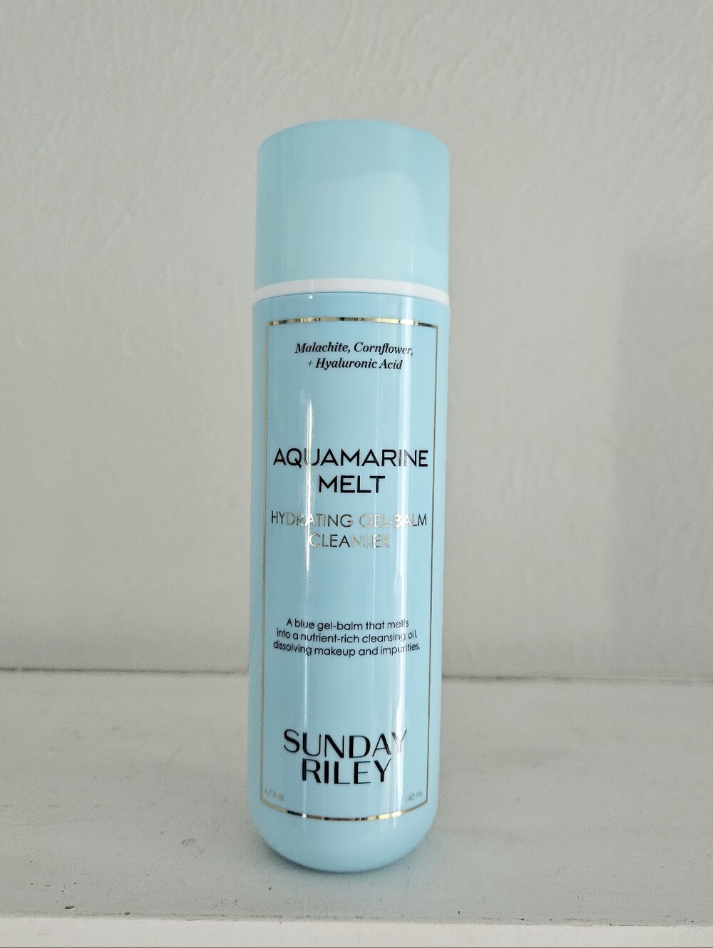 New Without Box- Sunday Riley Aquamarine Melt Hydrating Gel Balm Face Cleanser